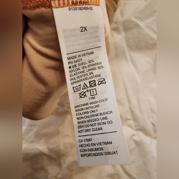 Orange Swimsuit - Size 2XL - Old Navy - Picture 3 of 4